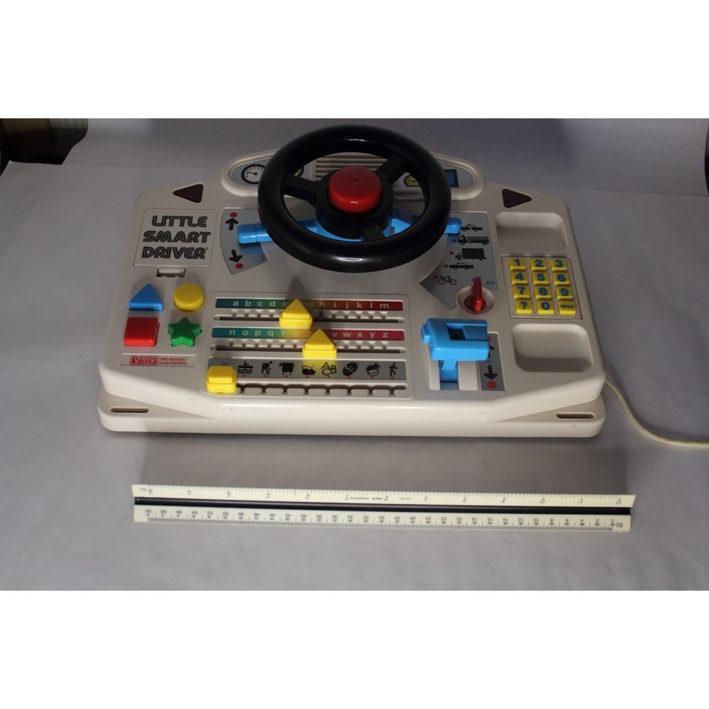VTech Little‎ Smart Driver 1989 Electronic Talking Toy TESTED, NO PHONE
